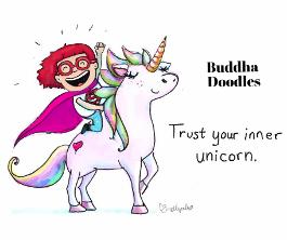 Buddha Doodles, Trust Your Inner Unicorn