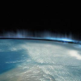 NASA photo of earth aura