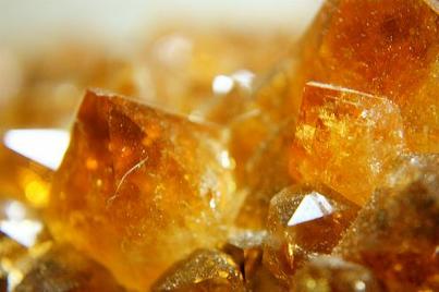 raw orange citrine